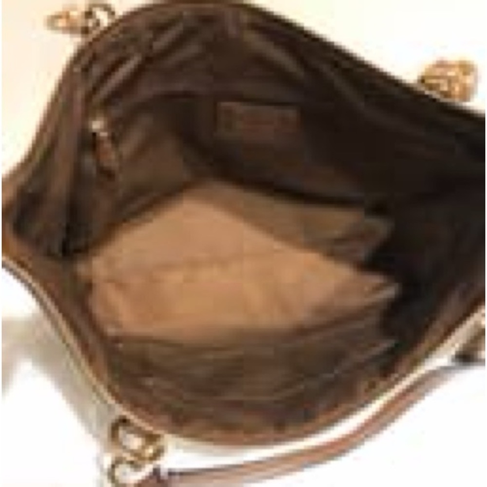 Coach Ava Tote in Signature Canvas – Khaki / Saddle (F58318) - Picture 11 of 11